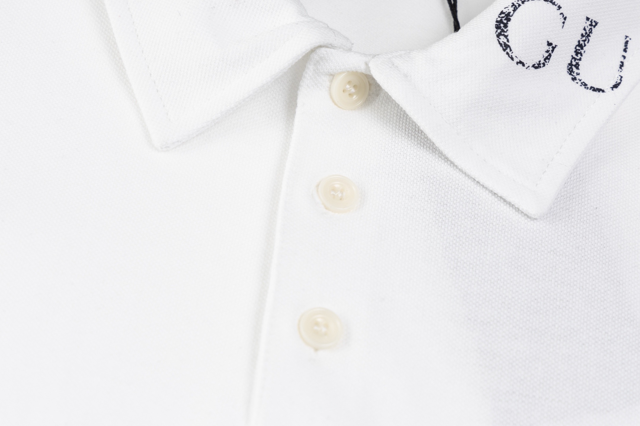 GG 25SS Collar printed polo shirt