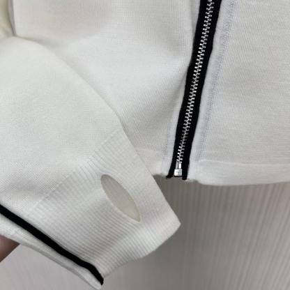 CC 25Ski series hooded knitted zipper jacket