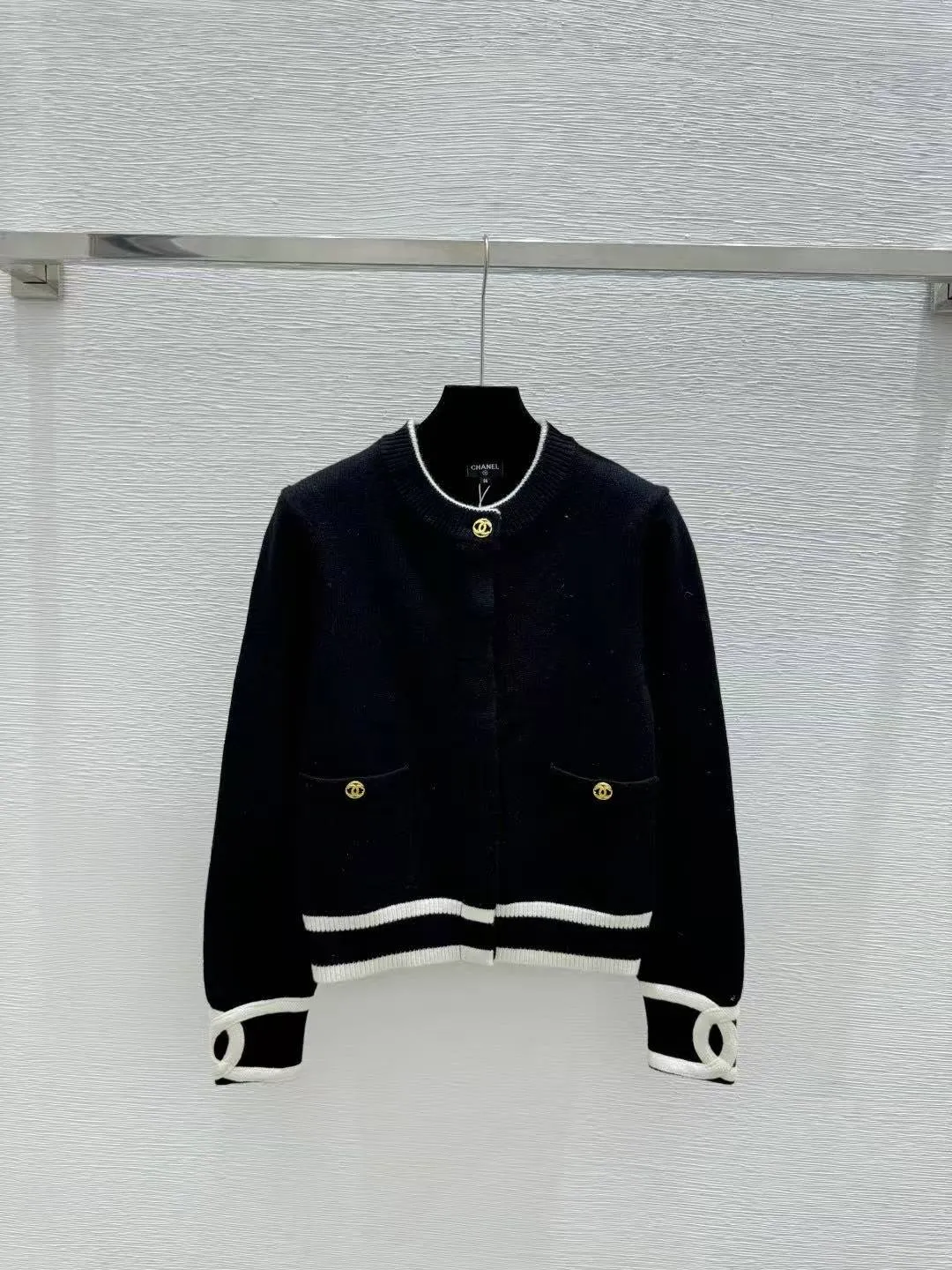 CC 26S Iconic Logo Cuff Cardigan