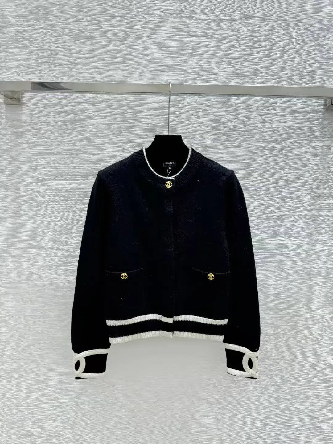CC 26S Iconic Logo Cuff Cardigan