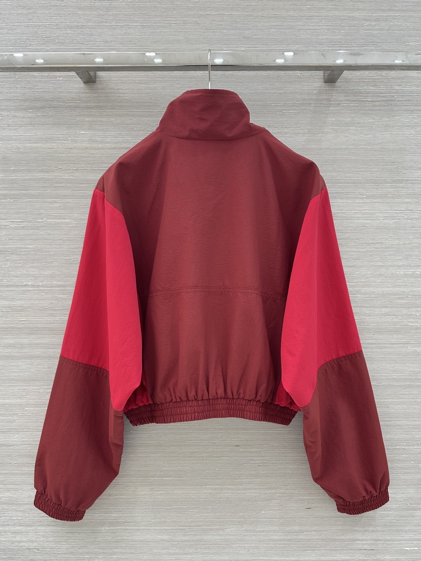 YS Color-Block Cropped Anorak Jacket
