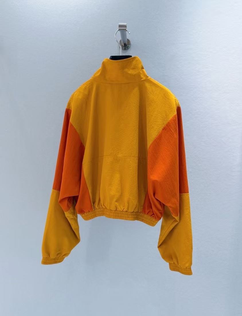 YS Color-Block Cropped Anorak Jacket