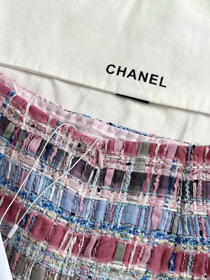 CC 25SS Colorful woven short skirt pants