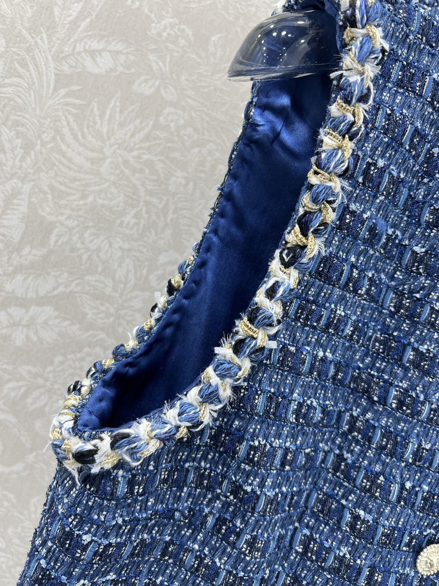 CC 25SS Blue textile vest