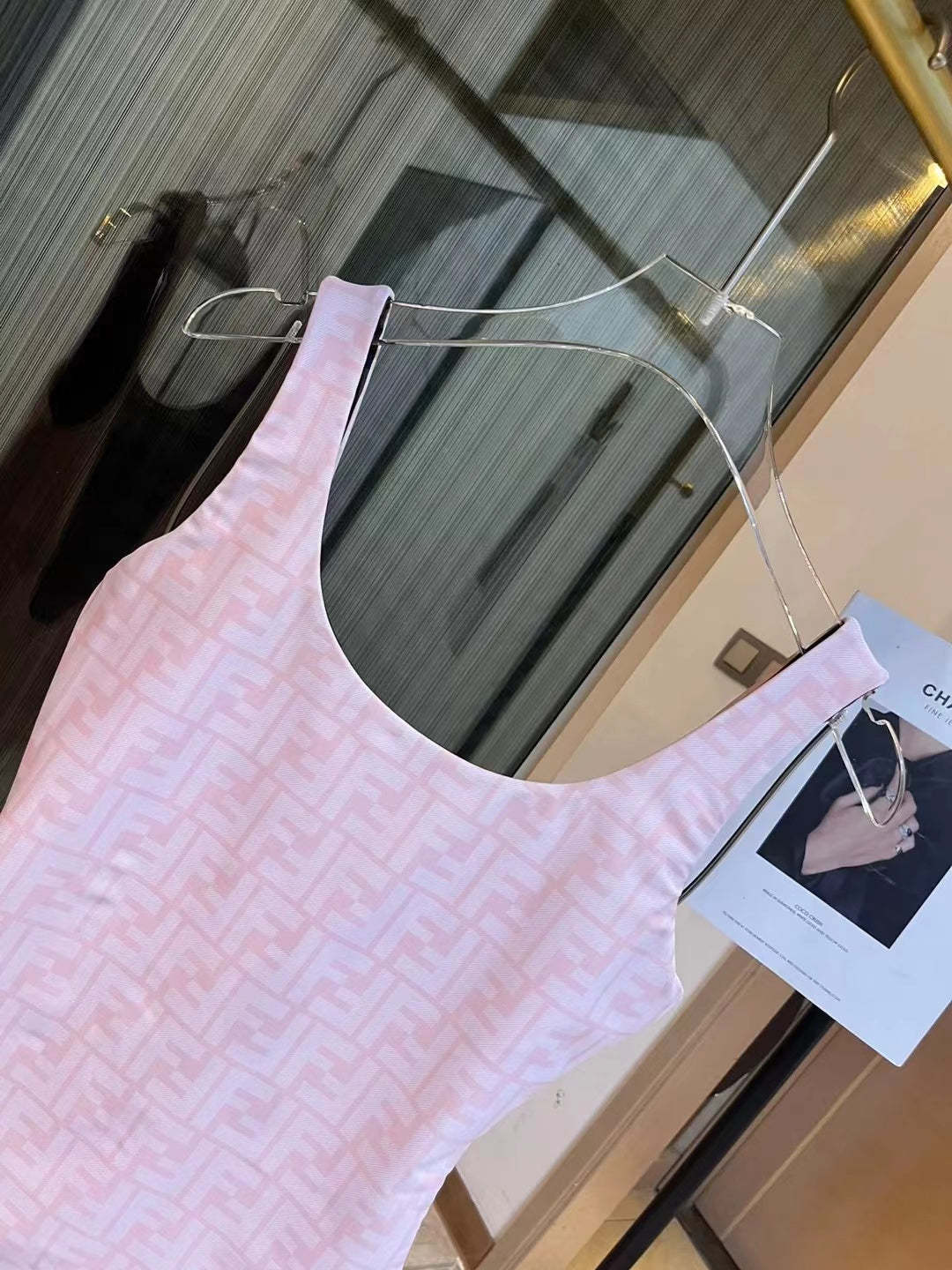 Backless reversible swimsuit