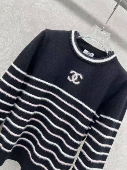 CC 25SS Striped pullover long sleeved sweater