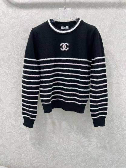 CC 25SS Striped pullover long sleeved sweater