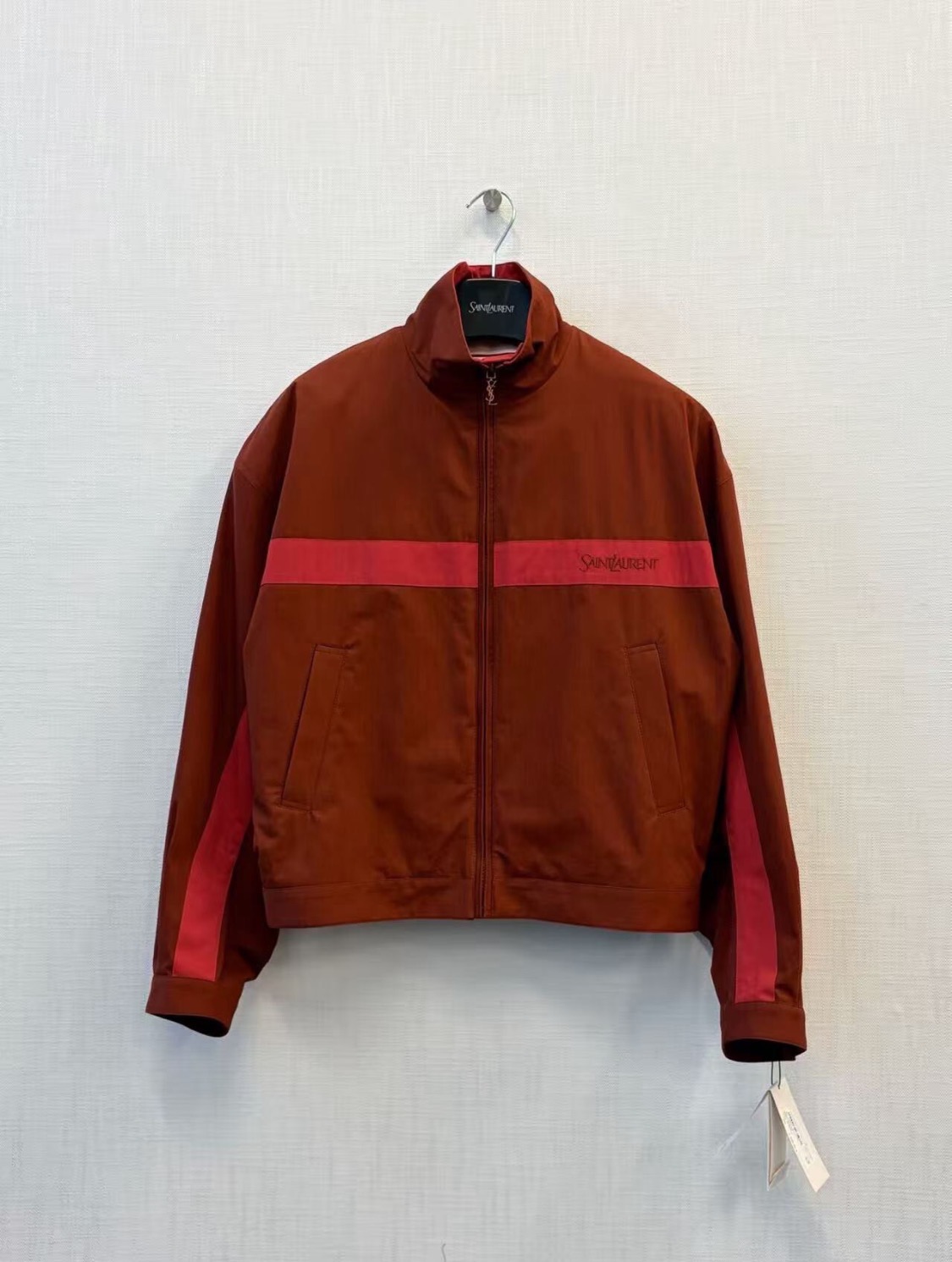 YS Sand-Tone Striped Track Jacket