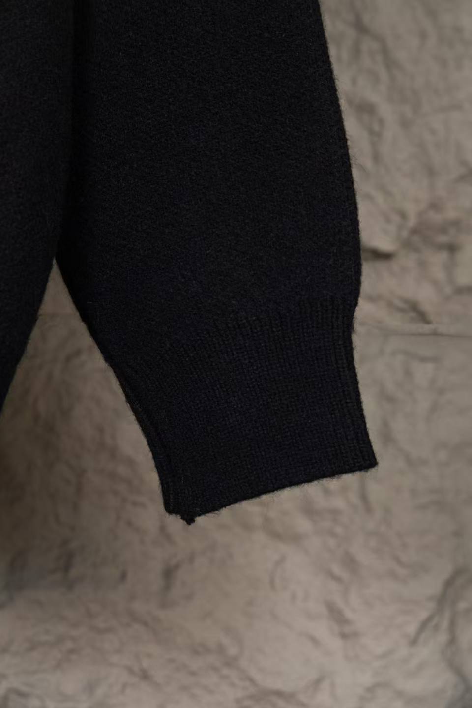 CC Knitting Fried Dough Twists classic big logo jacquard knitting