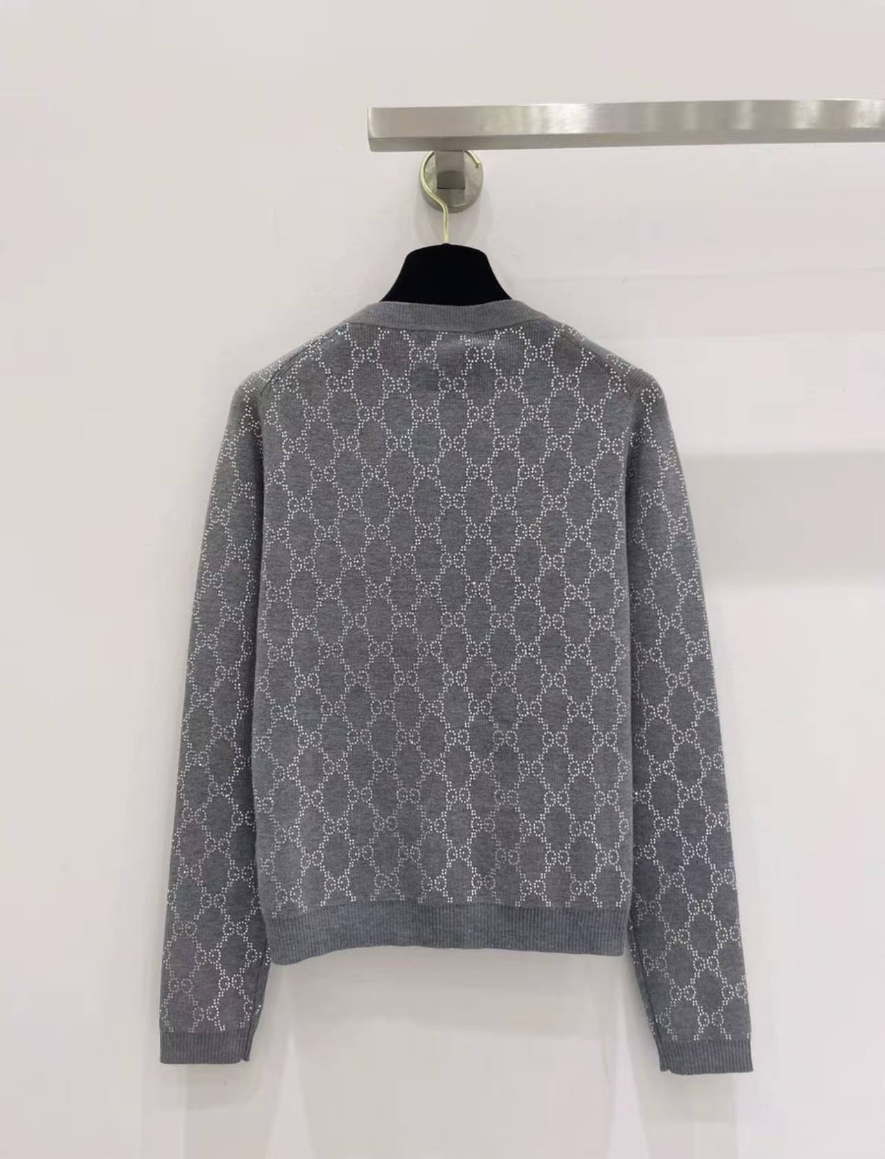 GG Hot stamping knitted cardigan