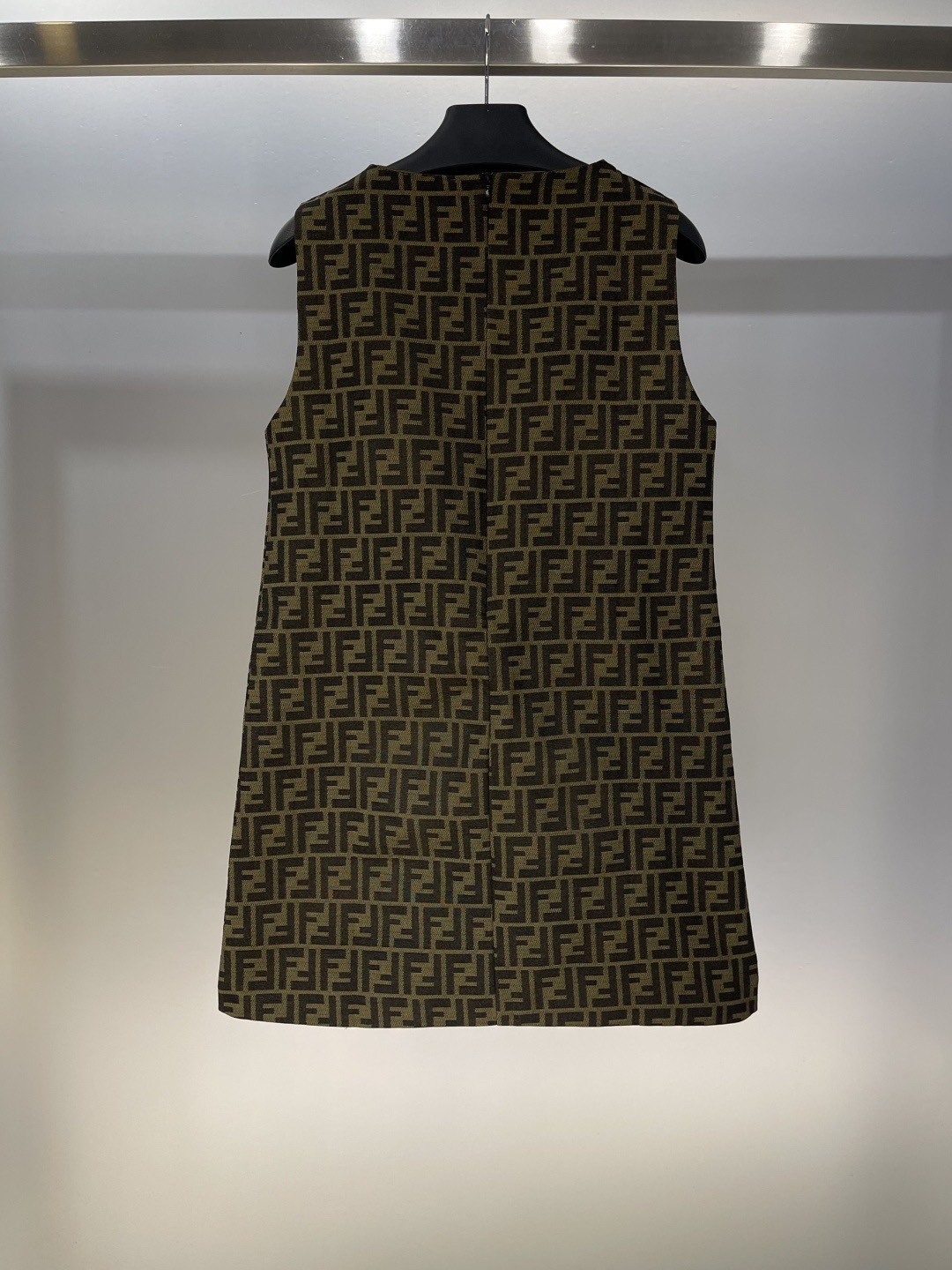 FEN 2025SS Full printed pocket vest dress