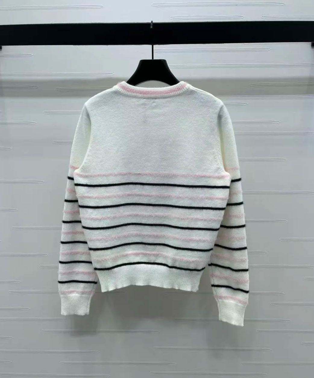CC 25SS Striped pullover long sleeved sweater