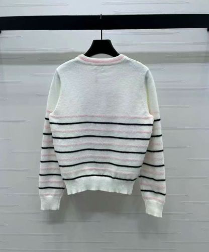 CC 25SS Striped pullover long sleeved sweater
