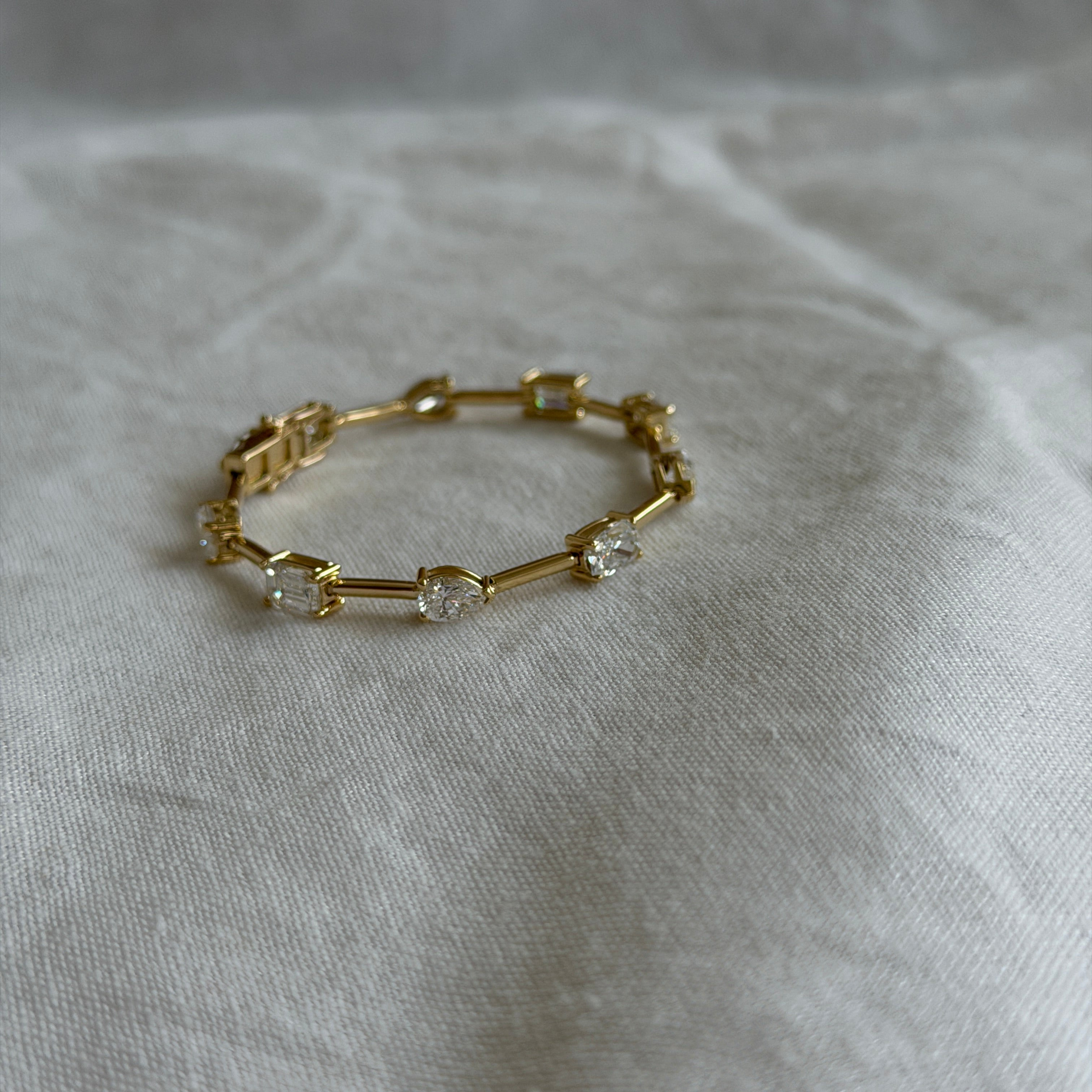 10 Pcs Fancy Shape Tennis Bracelet