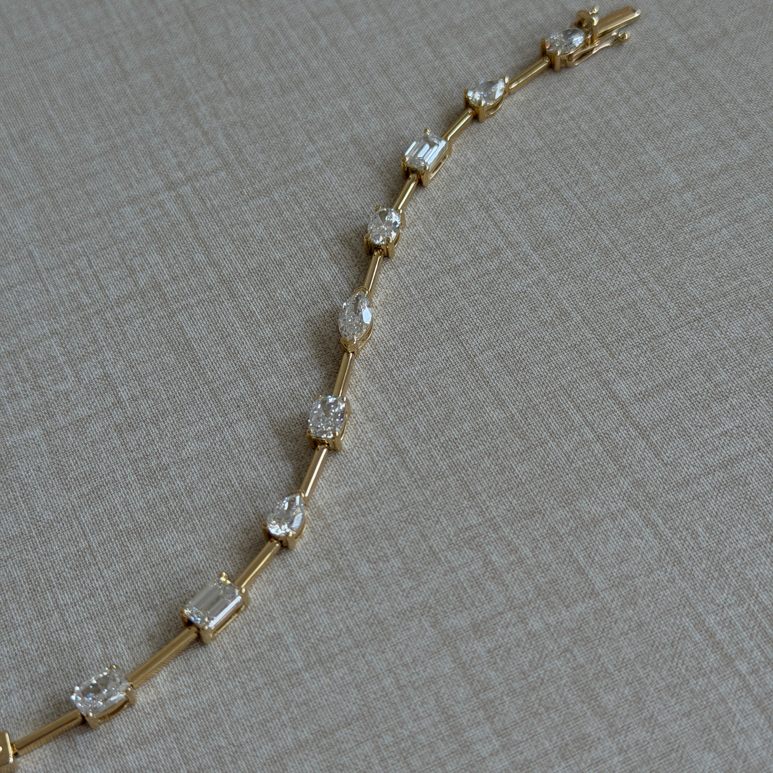 10 Pcs Fancy Shape Tennis Bracelet