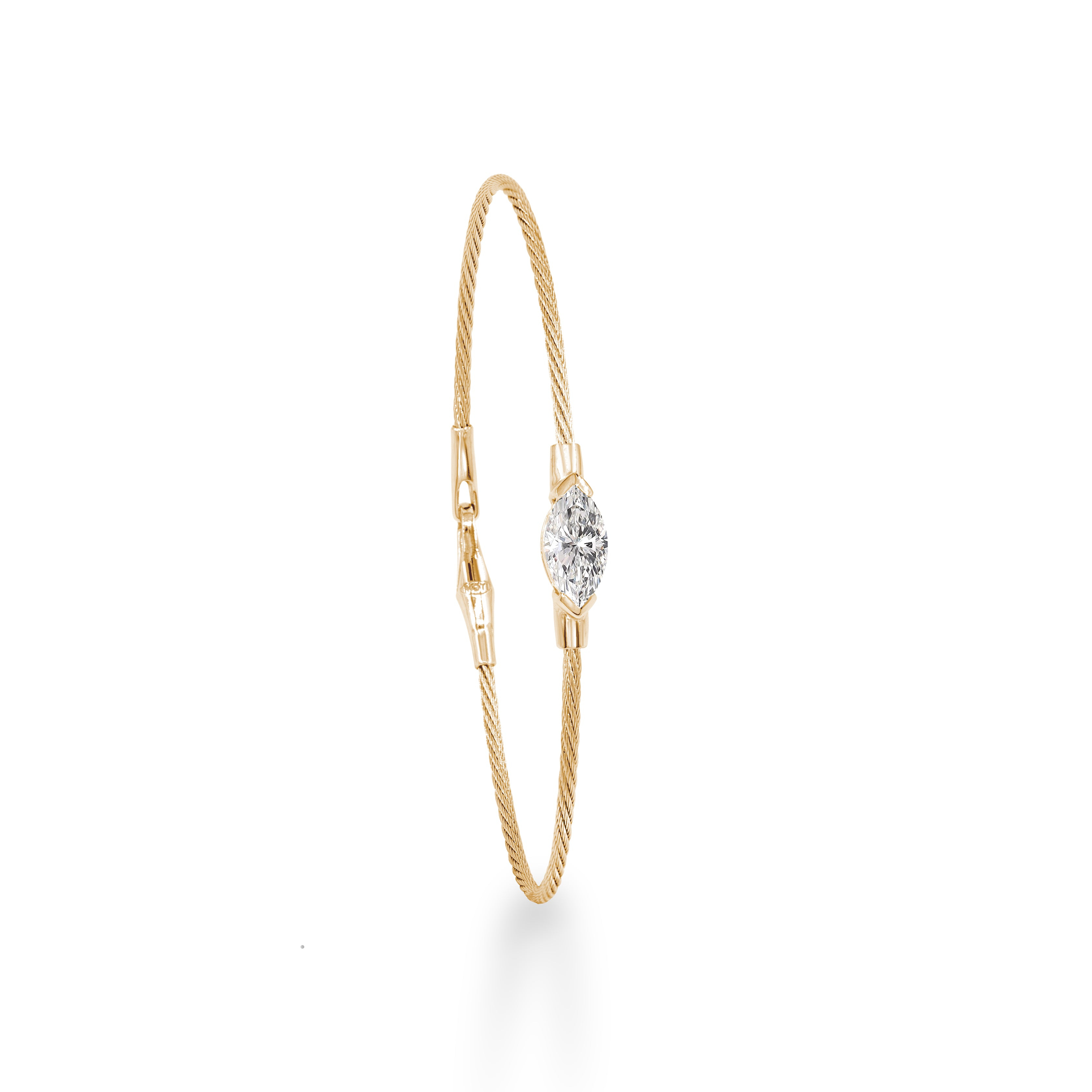 3ct Rope Chain Marquise Diamond Bracelet