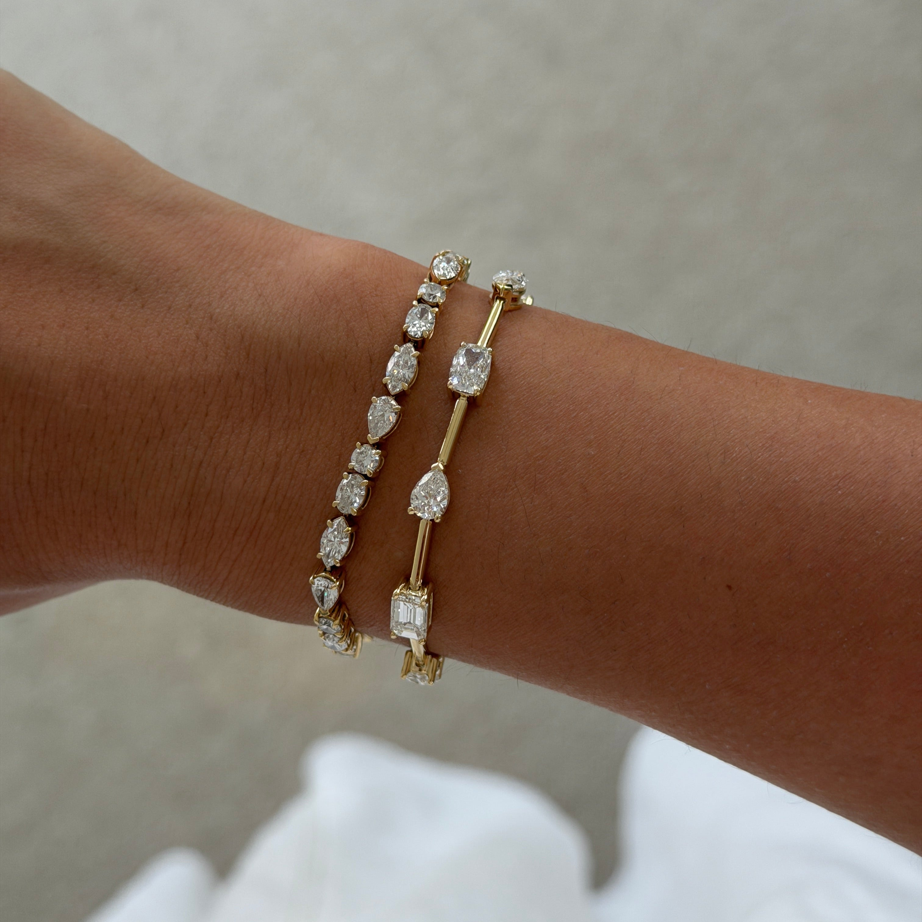 10 Pcs Fancy Shape Tennis Bracelet
