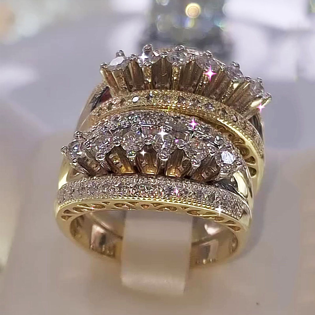 5.35ct Stunning Round Cut Diamond Wedding Band