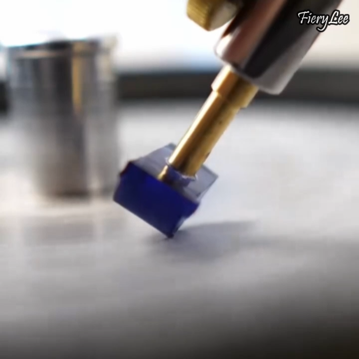Fantasy Cut Lab-created Blue Sapphire Ring
