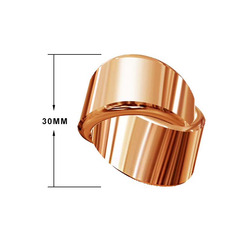 Minimalist Design Modern Crossover Ring