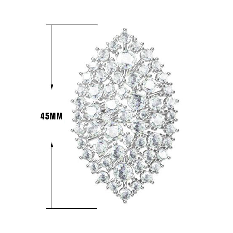 5.0ctw Diamond Cluster Cocktail Party Ring