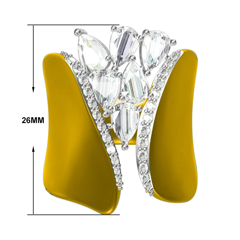 1.0ctw Pear Cut Fashion Sexy Gemstone Ring