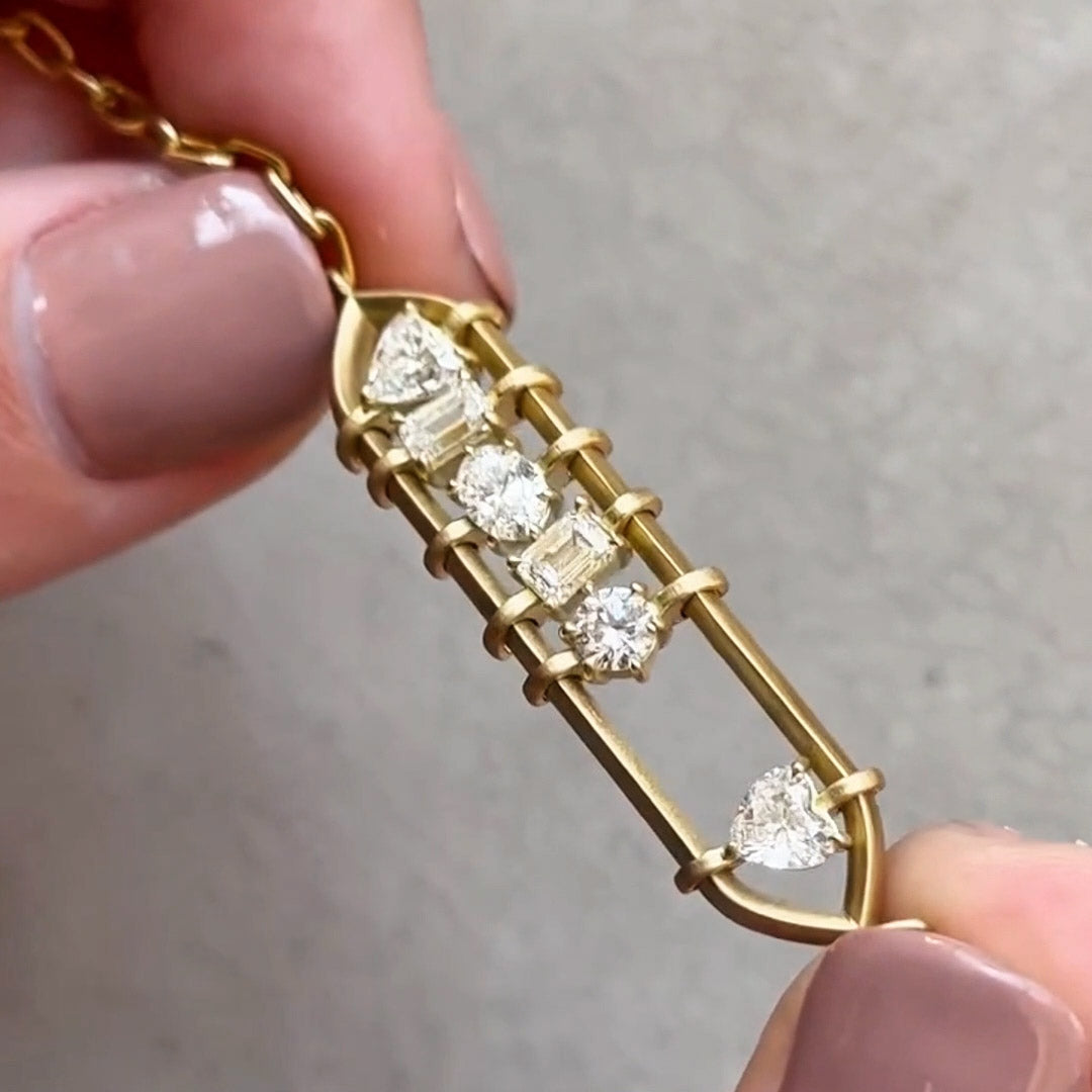3.3ctw multi-cut 'kitchen sink' gemstone bracelet