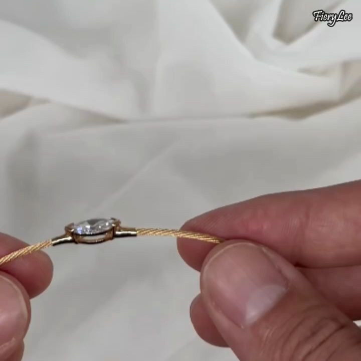 3ct Rope Chain Marquise Diamond Bracelet