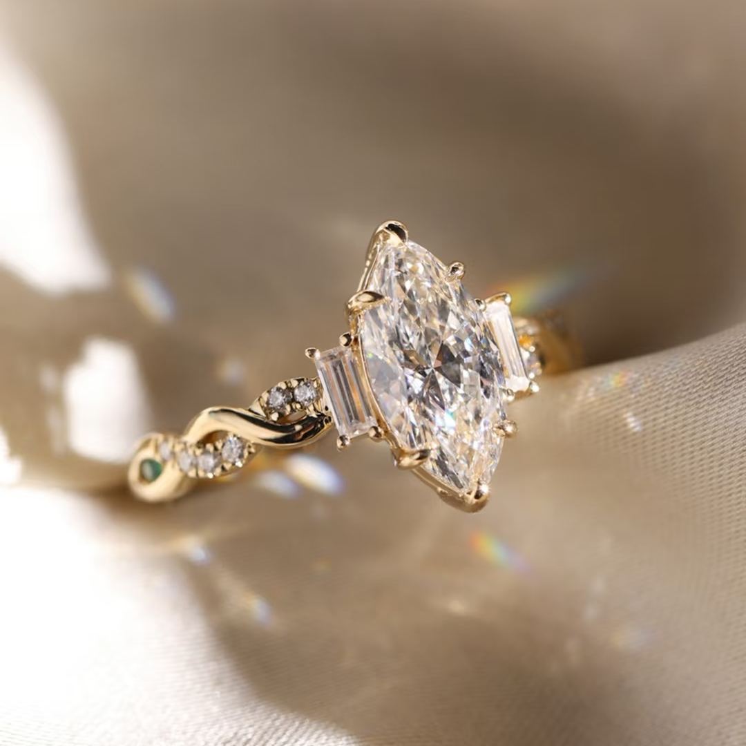 [Copy]2ct Radiant Cut Classic Engagement Ring - Fierylee Made