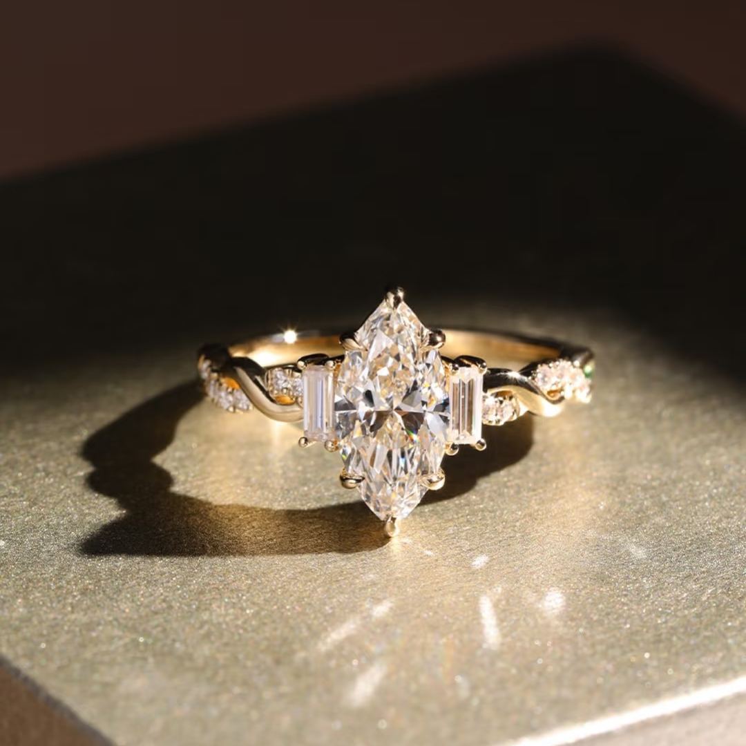 [Copy]2ct Radiant Cut Classic Engagement Ring - Fierylee Made