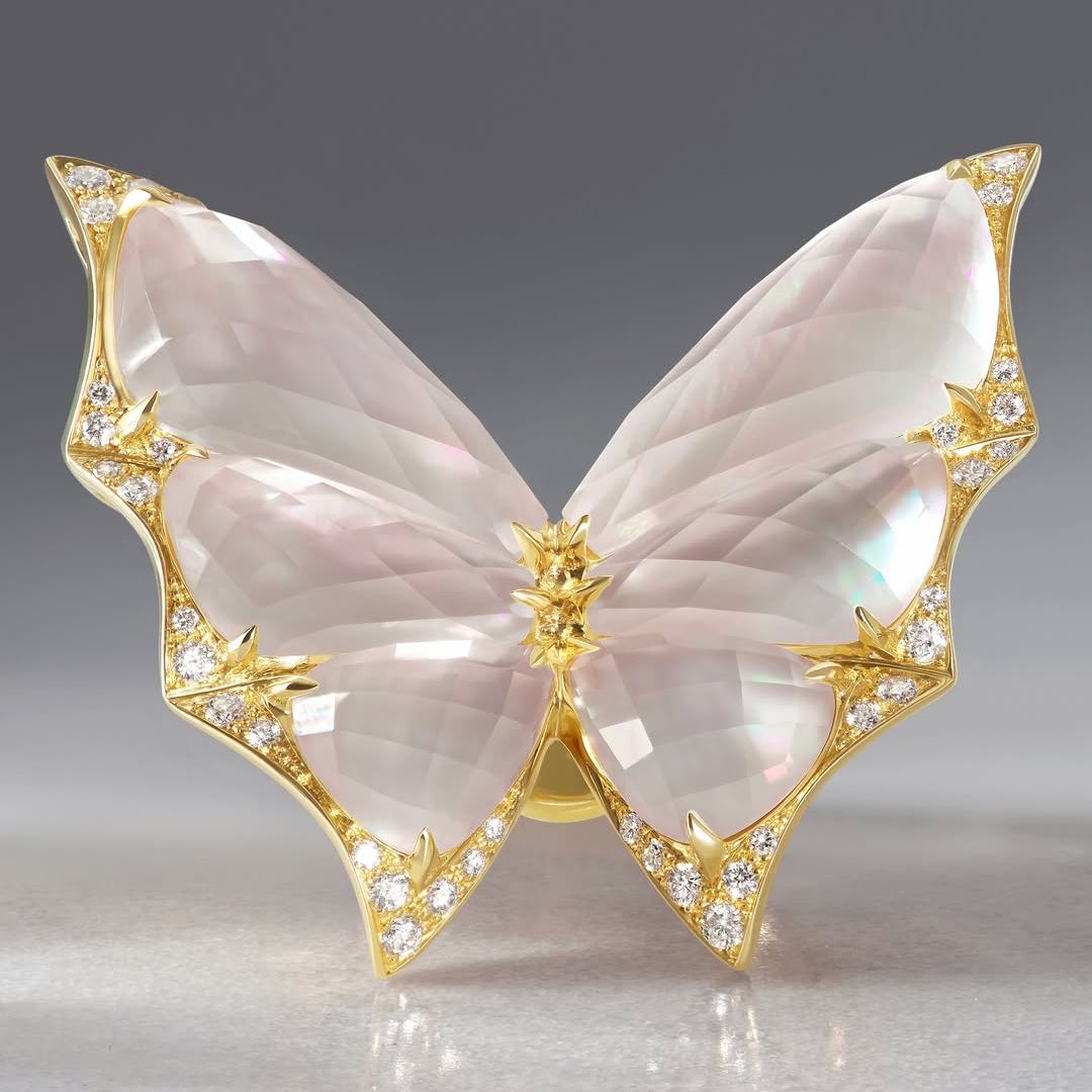 Winged Wonder 18K Cocktail Ring