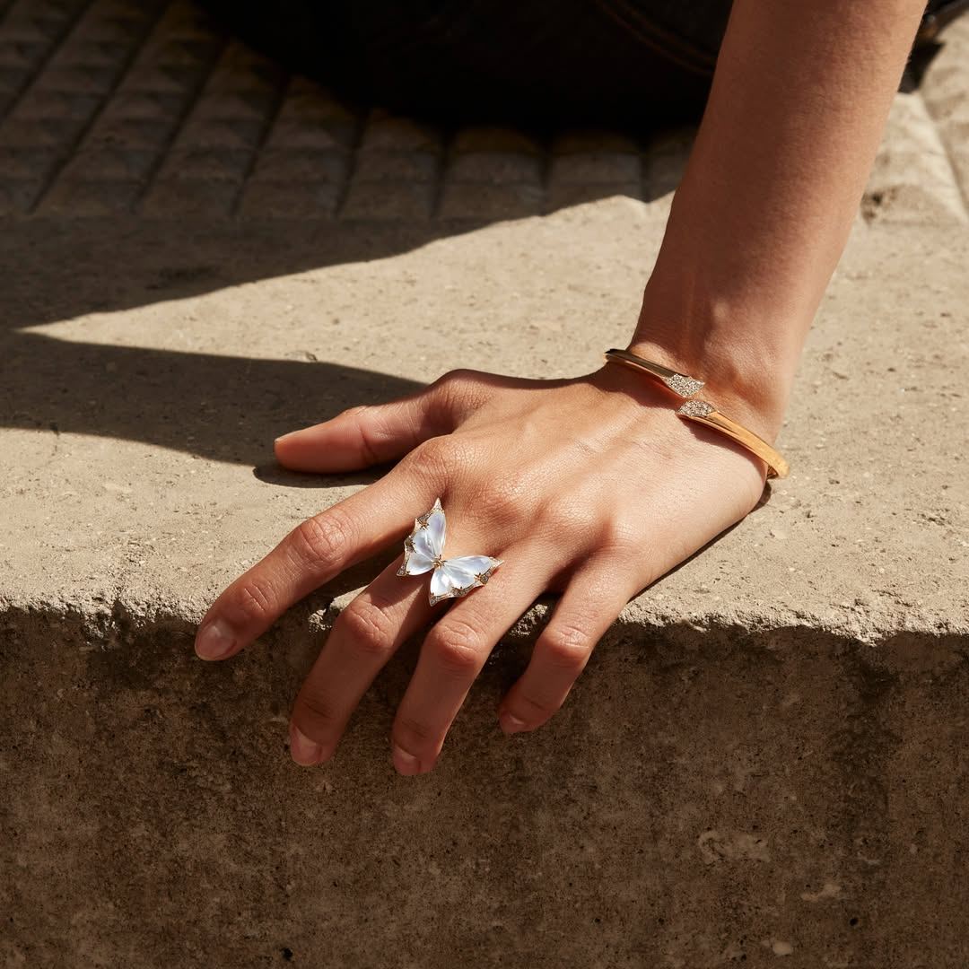Winged Wonder 18K Cocktail Ring