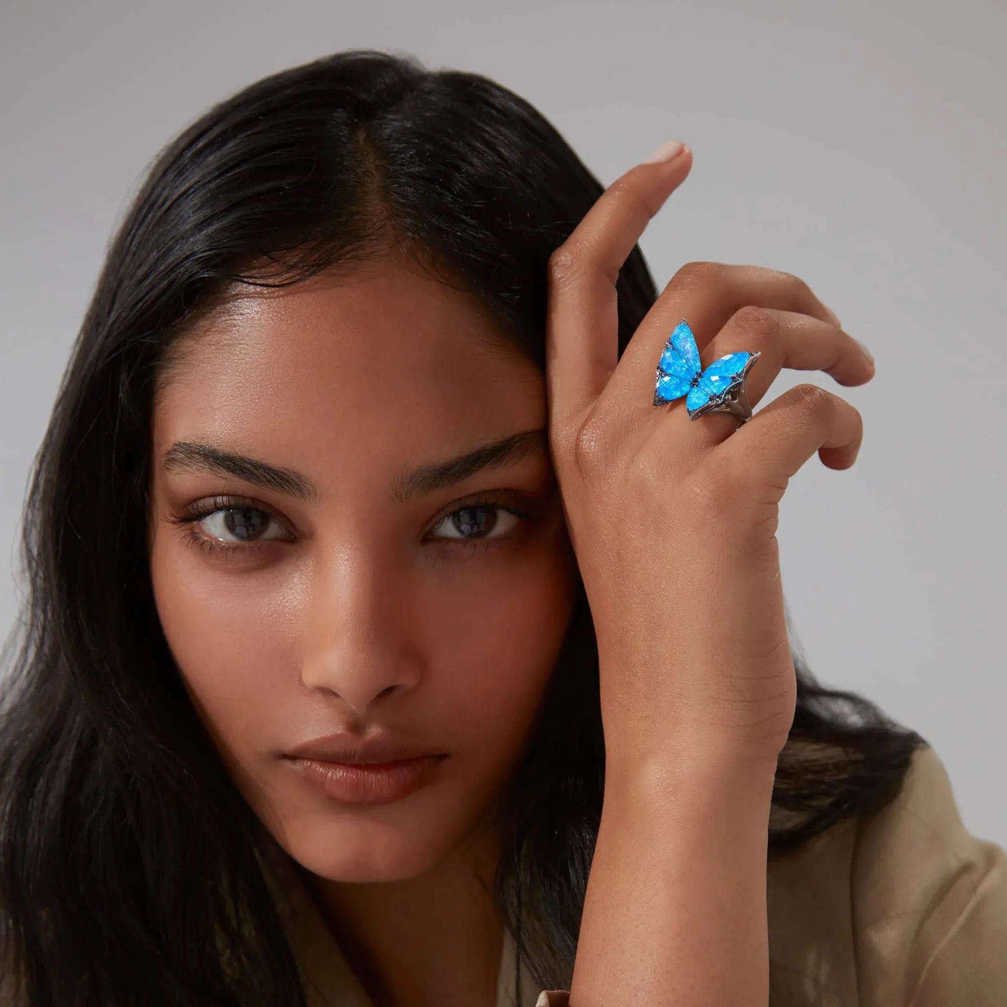 Winged Wonder 18K Cocktail Ring