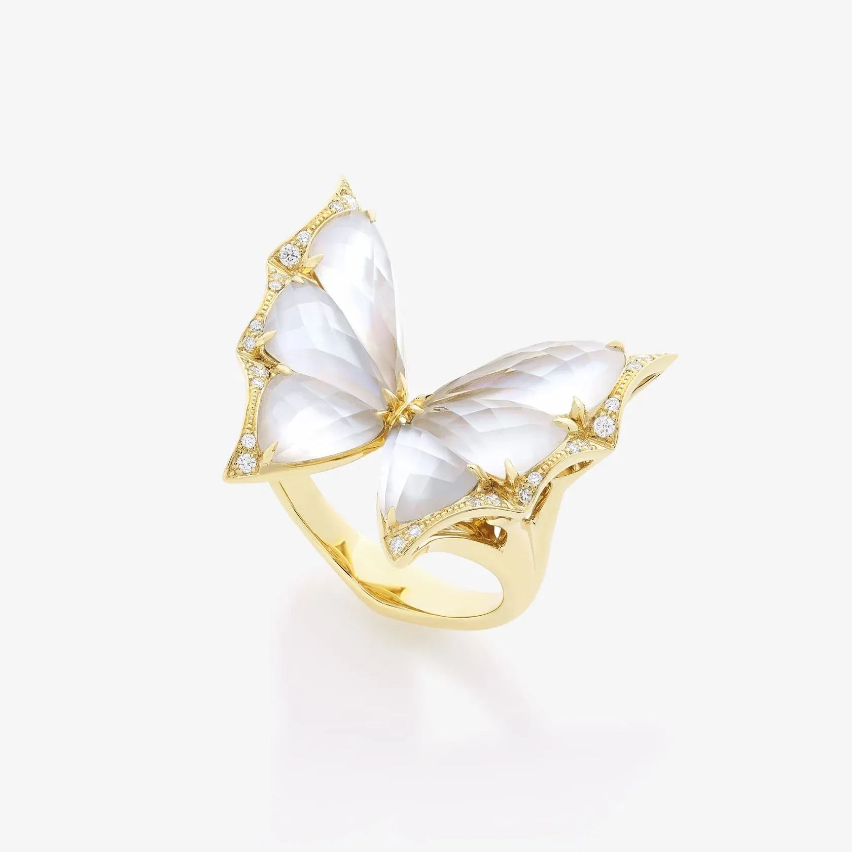Winged Wonder 18K Cocktail Ring
