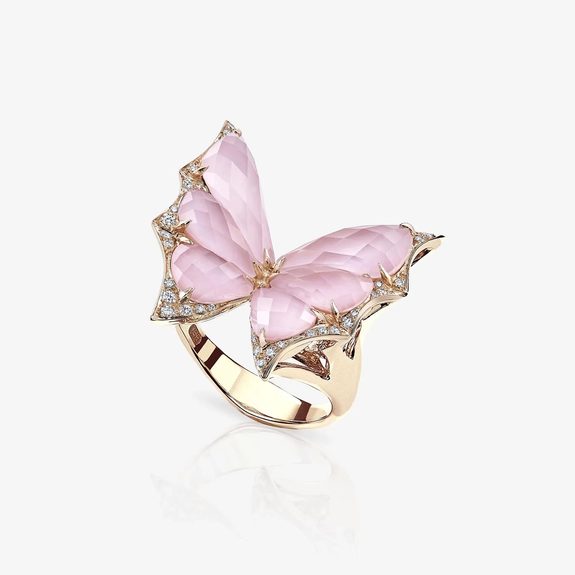 Winged Wonder 18K Cocktail Ring