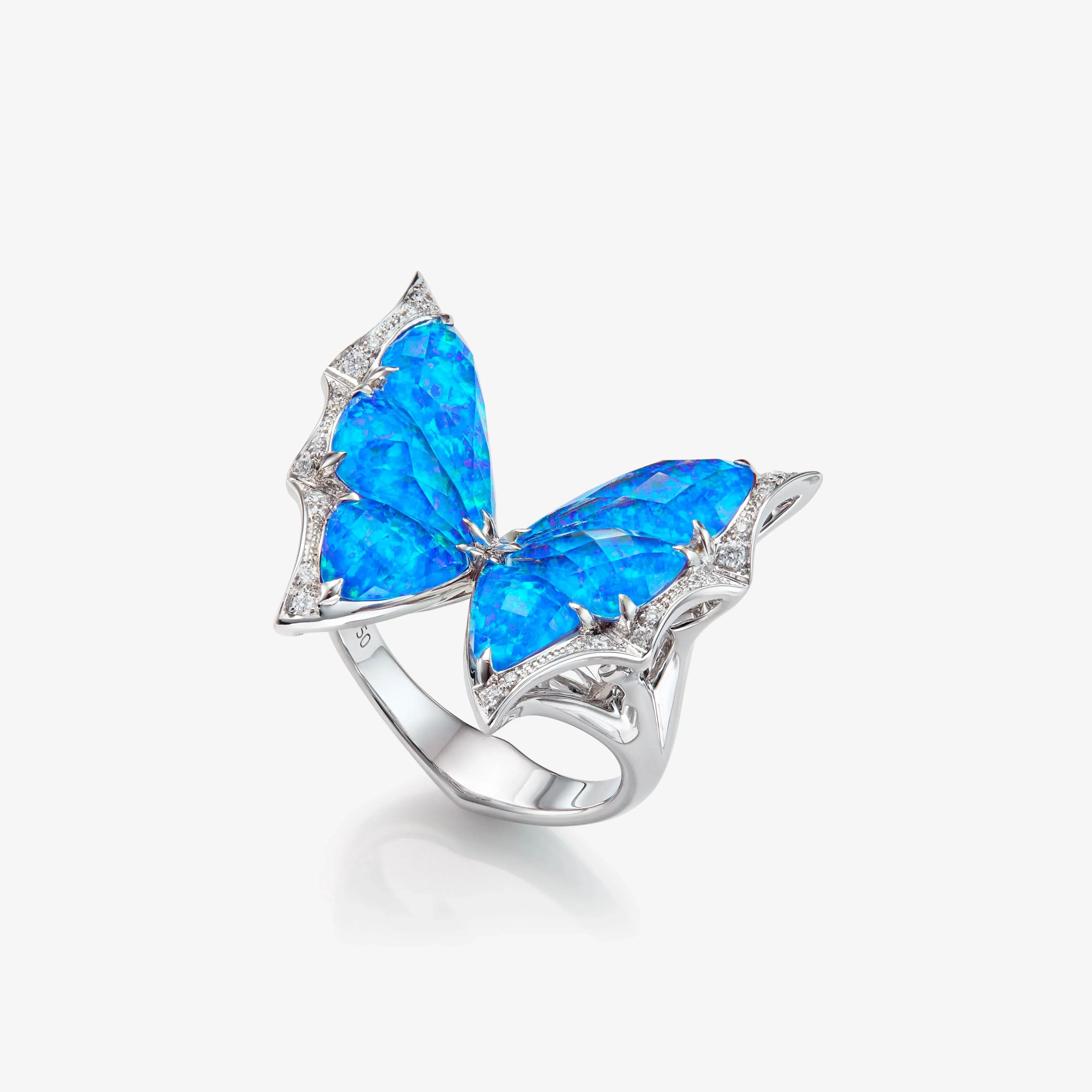 Winged Wonder 18K Cocktail Ring