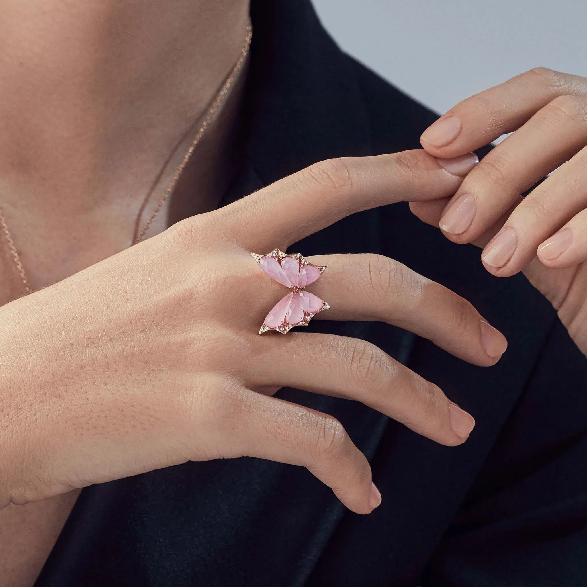 Winged Wonder 18K Cocktail Ring