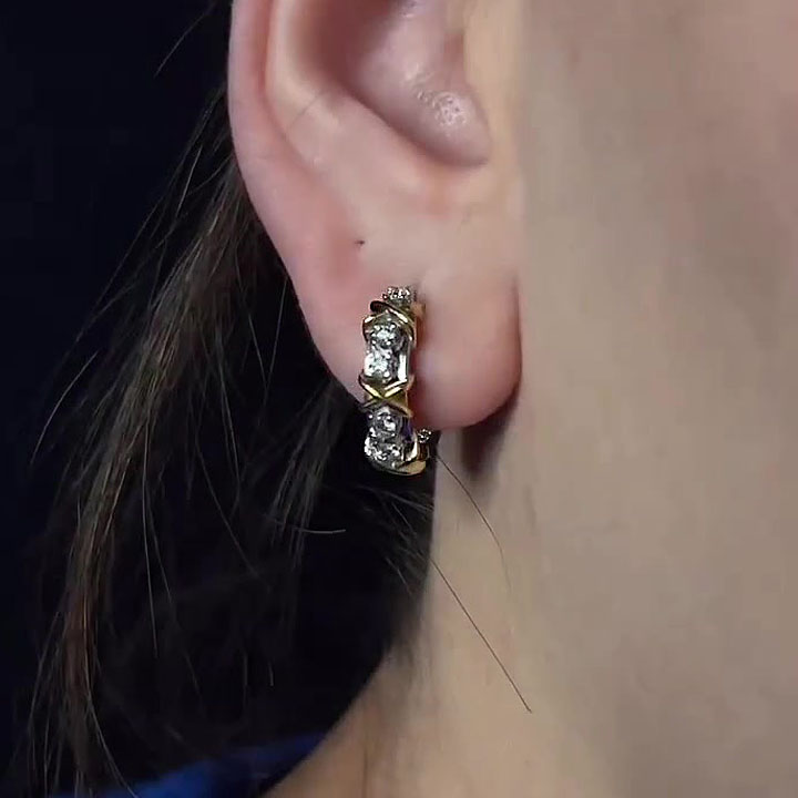 Luxury Silver Round Cut White Sapphire Set/3pcs