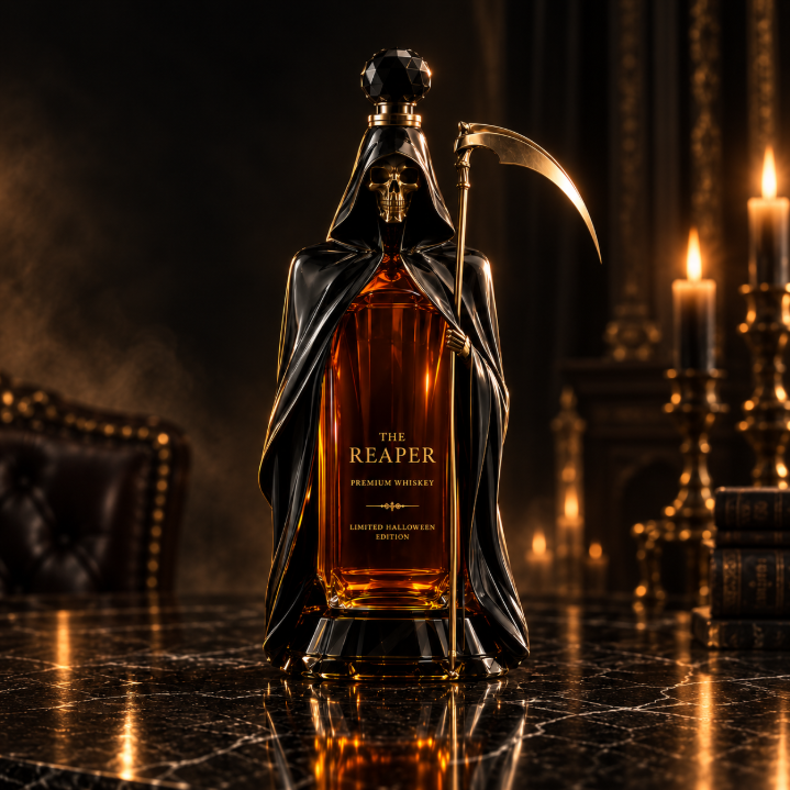 Halloween Series – Grim Reaper Wine Bottle Halloween Series – Grim Reaper Wine Bottle main product image
