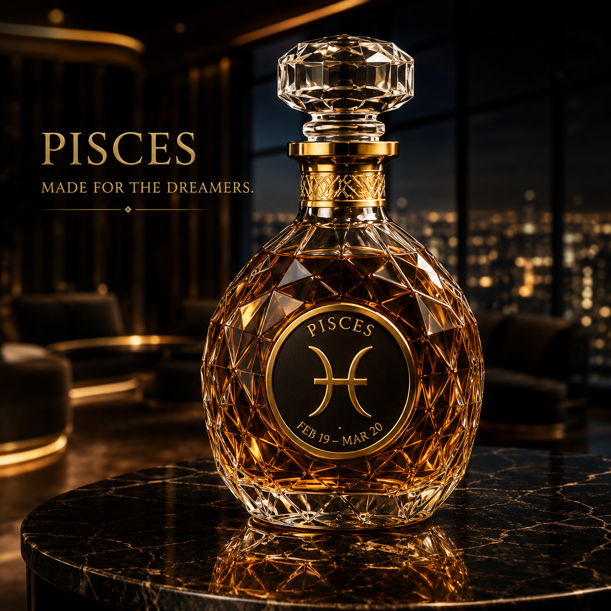 Pisces Pisces-Shaped Wine Bottle main product image