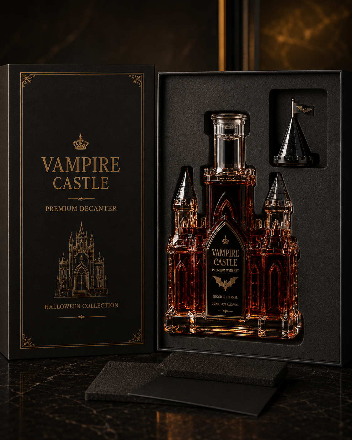 Castle Halloween Series &ndash; Castle Wine Bottle product view