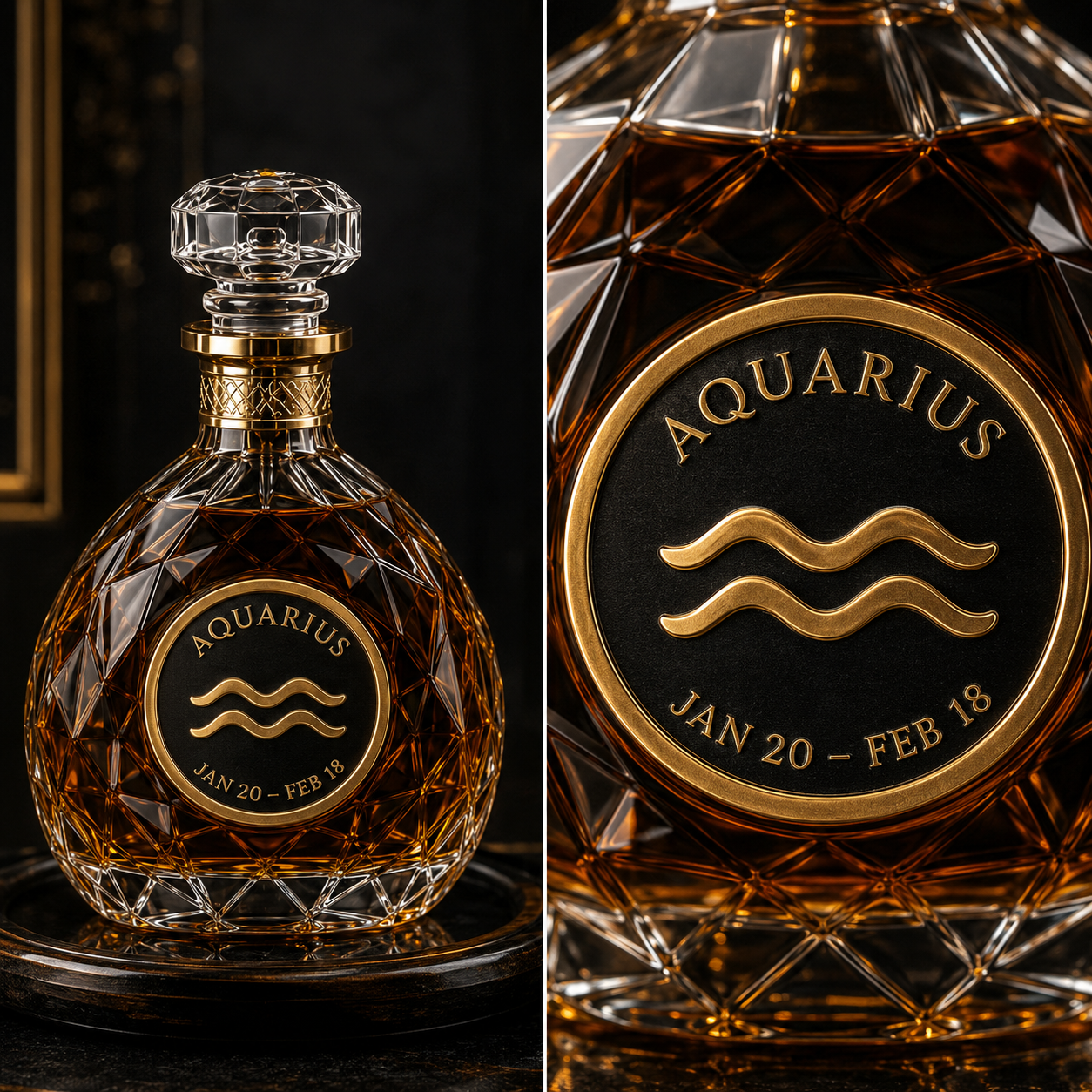 Aquarius Aquarius-Shaped Wine Bottle product view