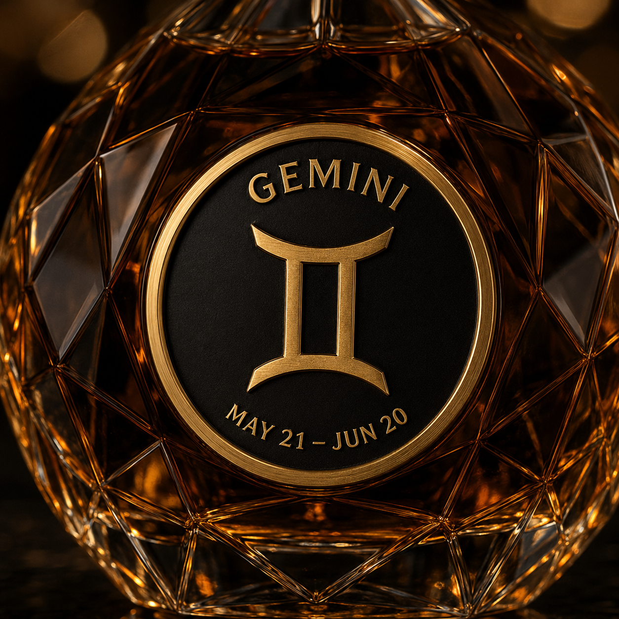 Gemini Gemini-Themed Wine Bottle product view