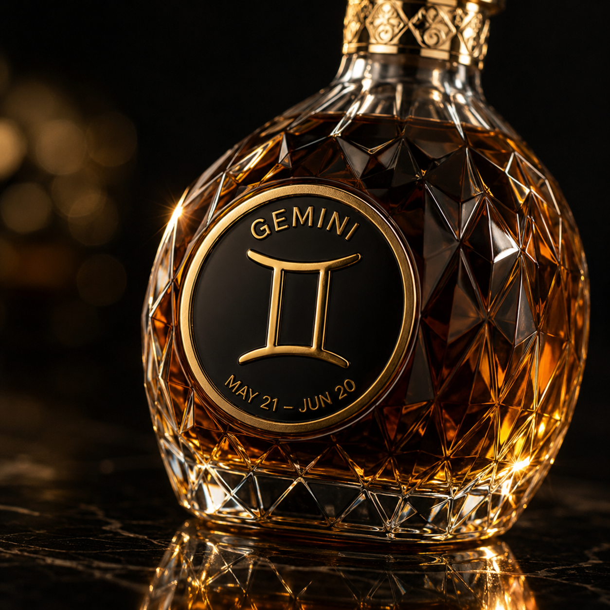 Gemini Gemini-Themed Wine Bottle product view