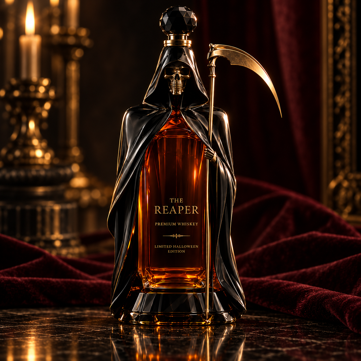 Halloween Series &ndash; Grim Reaper Wine Bottle Halloween Series &ndash; Grim Reaper Wine Bottle product view