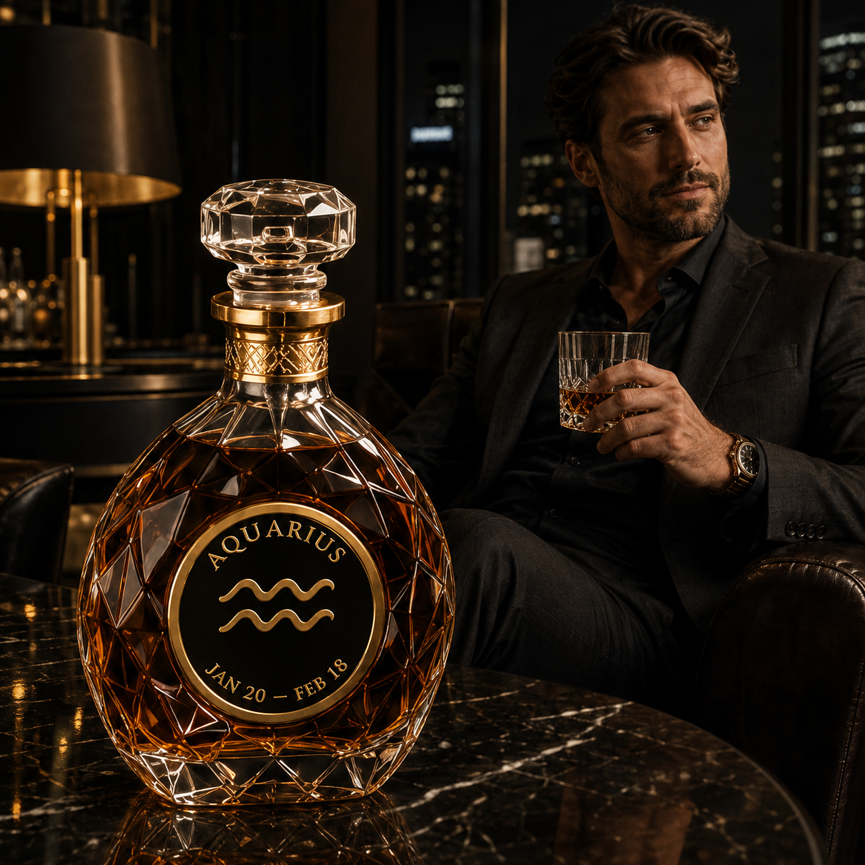 Aquarius Aquarius-Shaped Wine Bottle product view