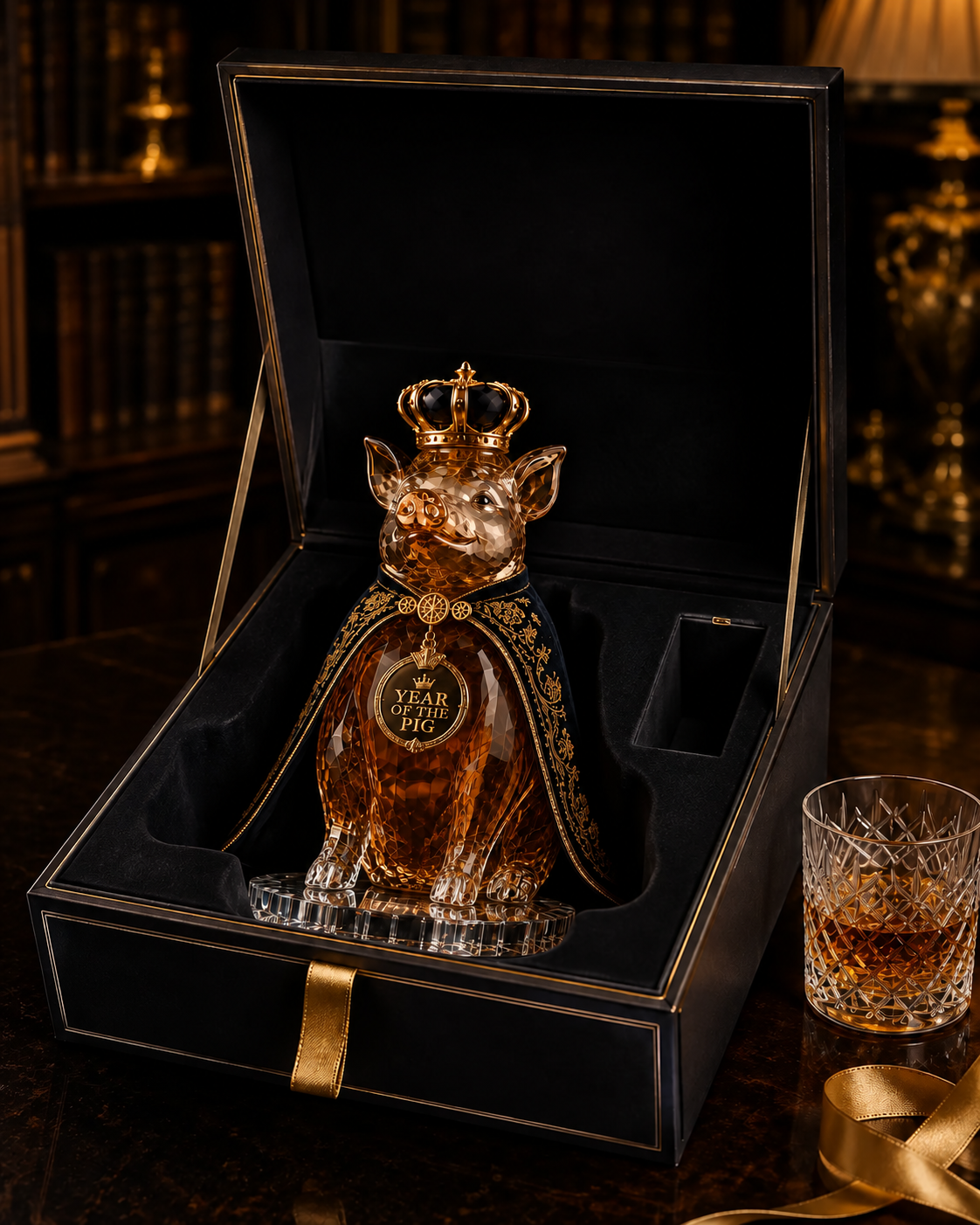The Generous Benefactor™ — 🐖Year of the Pig Royal Collectible Whiskey Decanter