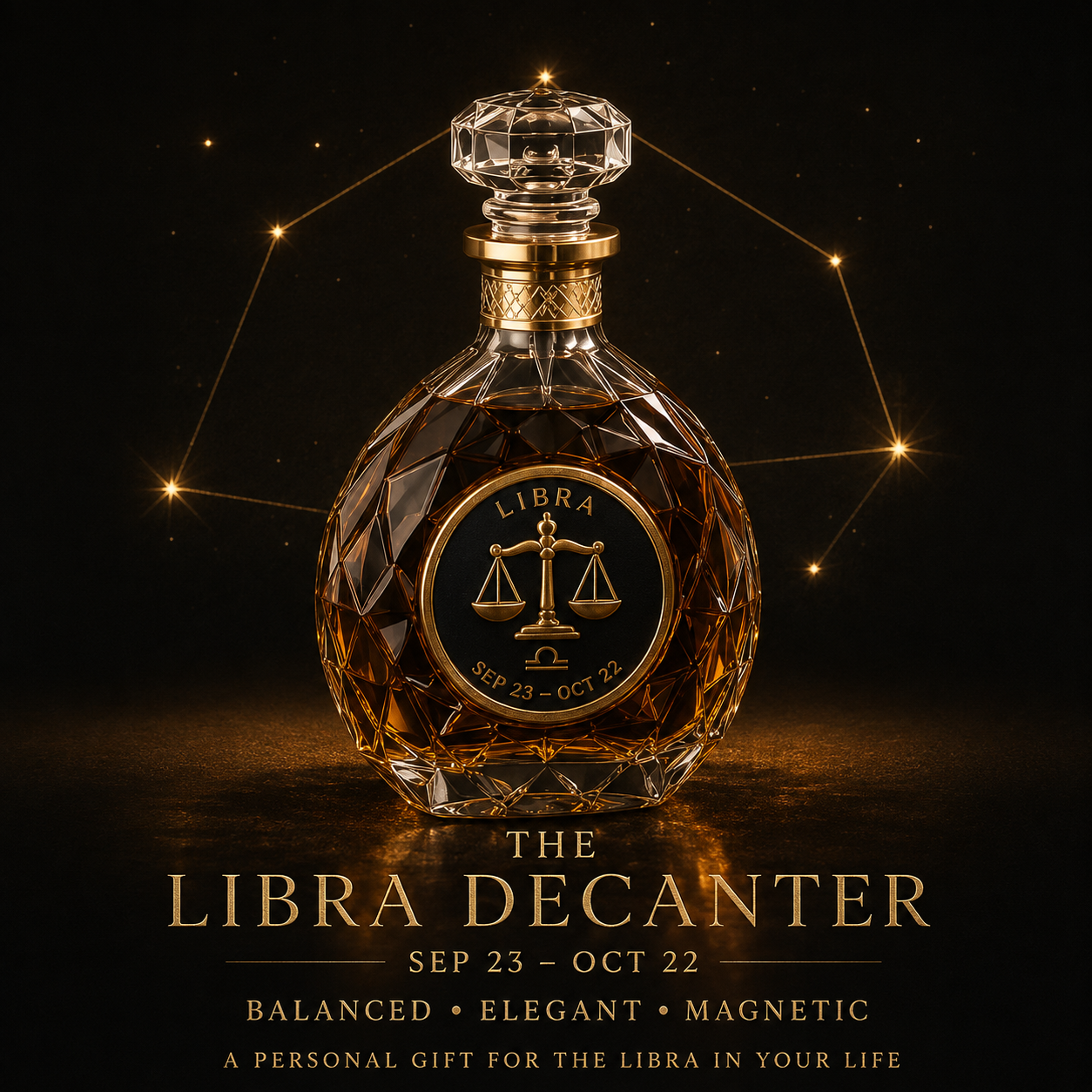 Libra-Shaped Wine Bottle Libra-Shaped Wine Bottle product view