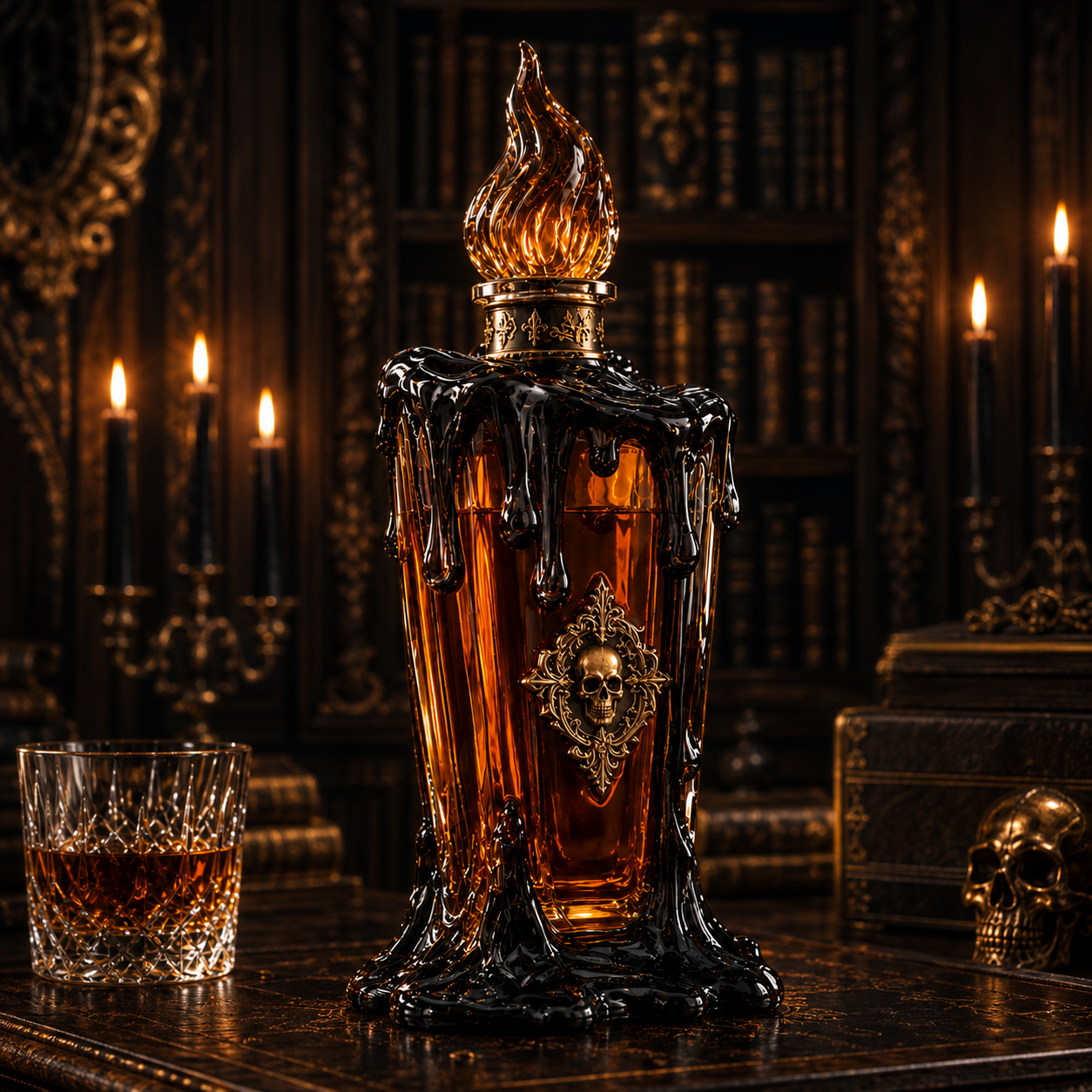 Halloween Series – Candle Wine Bottle Halloween Series – Candle Wine Bottle product view
