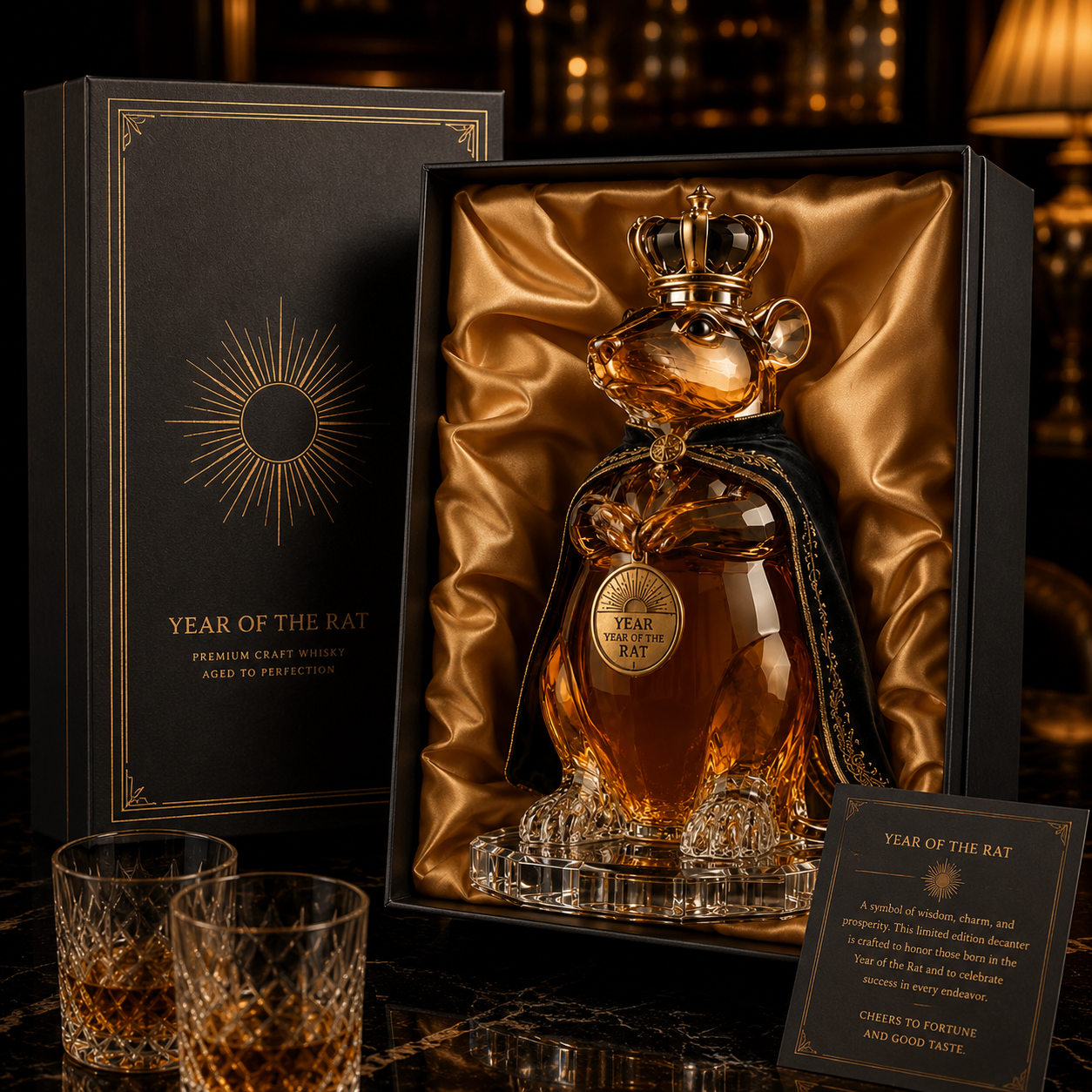 The Sovereign Strategist™ — Year of the Rat Royal Decanter